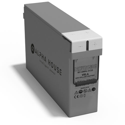 Прямоугольный аккумулятор - 12HVR150C - Alpha House Ltd - 12 В / ISO