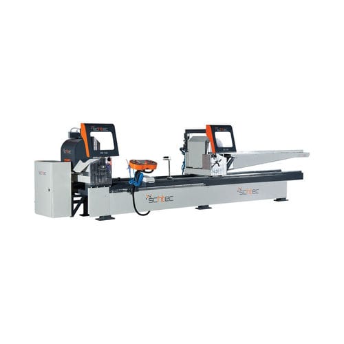 Станок для резки с двумя головками - SD 140 - SCHTEC MACHINERY - с вращающейся пластиной / для алюминия / для ПВХ