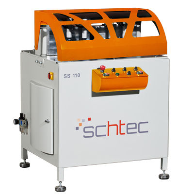 Станок для резки с одной головкой - SS 110 - SCHTEC MACHINERY - с ножом / для алюминия / для ПВХ