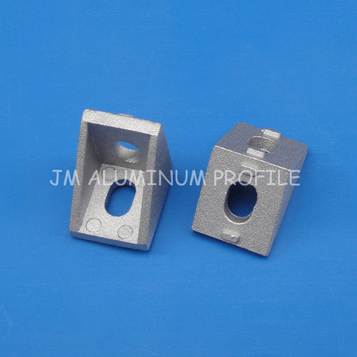 Угловой кронштейн для алюминиевого профиля - D series - JM Aluminum Profile Accessories Co., Limited - из алюминия / с Т-образным пазом