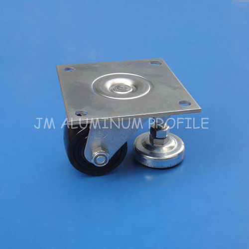 Поворотный ролик - JMCC series - JM Aluminum Profile Accessories Co., Limited - с пластиной / с тормозом / для большой нагрузки