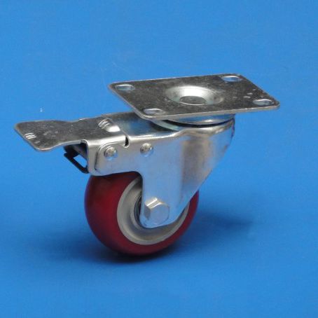 Поворотный ролик - JMB series - JM Aluminum Profile Accessories Co., Limited - с пластиной / с тормозом