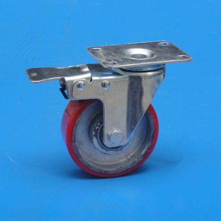 Поворотный ролик - JMD series - JM Aluminum Profile Accessories Co., Limited - с пластиной / с тормозом