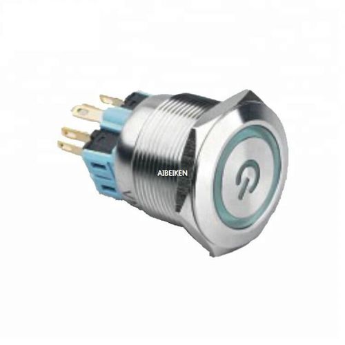 Сенсорная пусковая кнопка - IB28S-P11F-E-Power - YUEQING AIBEIKEN ELECTRIC CO., LTD. - IP67 / с подсветкой / промышленная