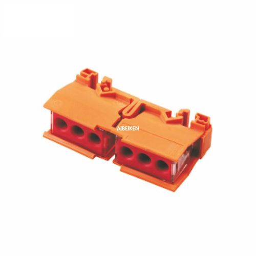 Клеммная колодка на DIN-рейке - ESE-773 - YUEQING AIBEIKEN ELECTRIC CO., LTD. - вставная / из пластмассы / компактная