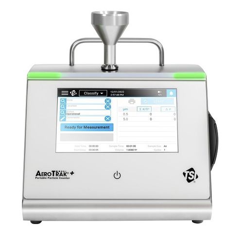 Счетчик аэрозольных частиц для газов - AeroTrak+ Portable Particle Counter A100 Series - TSI - цифровой / с лазером / для фармацевтических продуктов