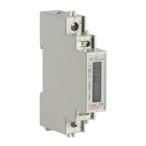Монофазовый Электрический счетчик электроэнергии - ADL10-E  - ACREL CO., LTD. - на DIN-рейке / 50 Гц / с дисплеем LCD