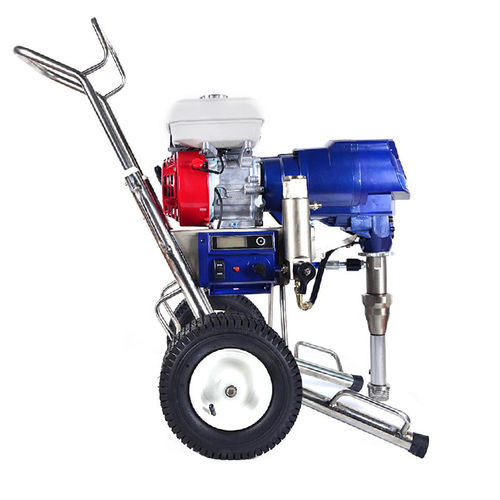 Мобильный проекционный аппарат - GP6300 - Fuzhou Hvban Mechanical Equipments Co., Ltd. - краска / безвоздушный / с бензиновым двигателем