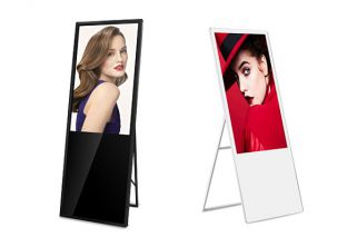 Рекламный реламный тотем - ADV4331 - AIYOS Technology Co., Ltd. - для ЖК-дисплея / мобильный
