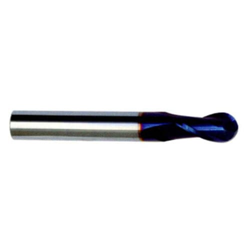 Фрезер с 2 зубьями - Zhu Xia Metal Products Co., Ltd. - со сферическим торцом / концевая / цельный