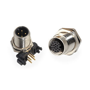 Соединитель M12 - CHA102 series - Amissiontech Co., Ltd. - для передачи данных / для источника электропитания / DIN
