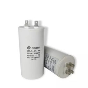 Конденсатор мощности - CBB60 - ANHUI SAFE ELECTRONICS Company - самовосстанавливающийся / колебаний / эталон