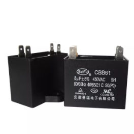 Конденсатор мощности - CBB61 - ANHUI SAFE ELECTRONICS Company - самовосстанавливающийся / колебаний / эталон