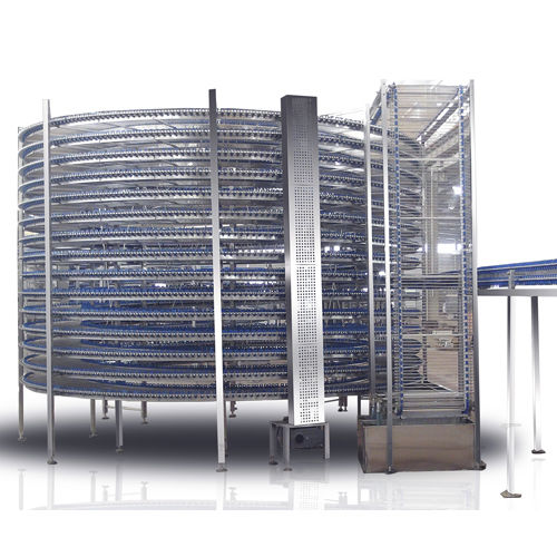Спиральная градирня - Hebei AOCNO Baking Machinery Co., Ltd. - высокая производительность / для пищевой промышленности