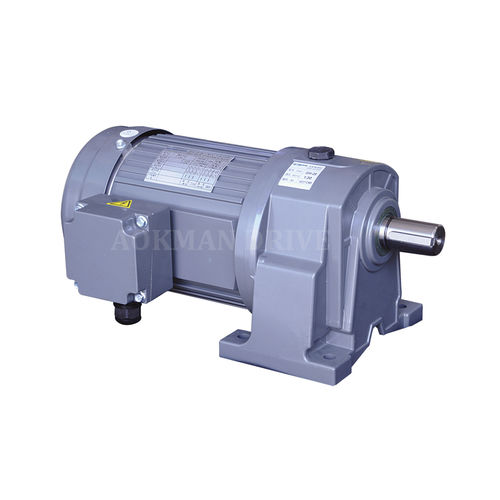 Трехфазовый мотор-редуктор - GH/GV Series - Zhengzhou Aokman Machinery Co., Ltd. - монофазовый / с винтовой зубчатой передачей / коаксиальный