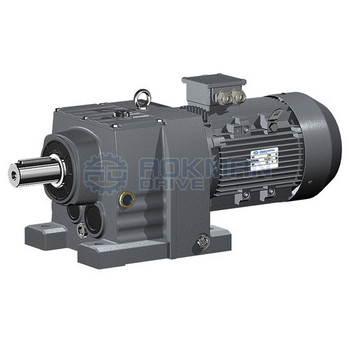 Мотор-редуктор с винтовой зубчатой передачей - R Series - Zhengzhou Aokman Machinery Co., Ltd. - AC / коаксиальный / >10 kNm