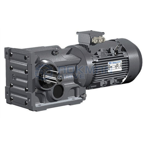 Мотор-редуктор с конической передачей - K Series - Zhengzhou Aokman Machinery Co., Ltd. - AC / с винтовой зубчатой передачей / коаксиальный