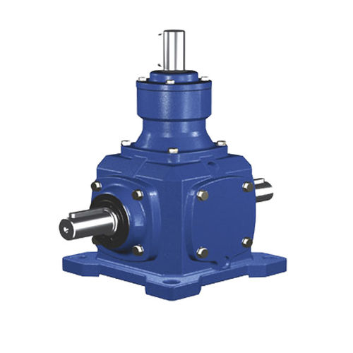 Редуктор со спиральным коническим редуктором - T Series - Zhengzhou Aokman Machinery Co., Ltd. - ортогональный / с фланцем / малошумный