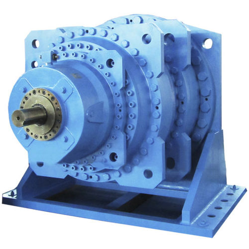 Планетарный редуктор - P Series - Zhengzhou Aokman Machinery Co., Ltd. - коаксиальный / с фланцем / малошумный