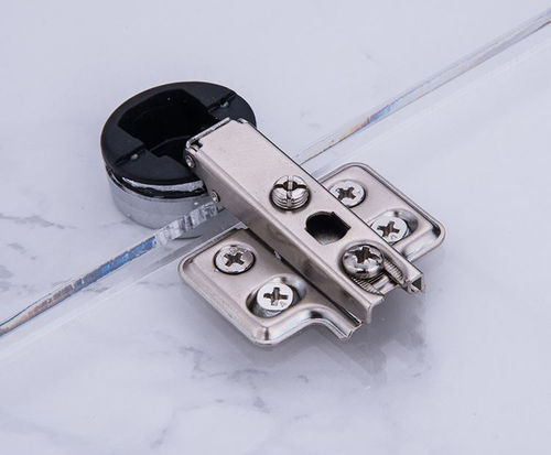 Шарнир из стали - E20 - Guangdong Aosite Hardware Precision Manufacturing Co., Ltd. - привинчиваемый / 95° / для стеклянной двери