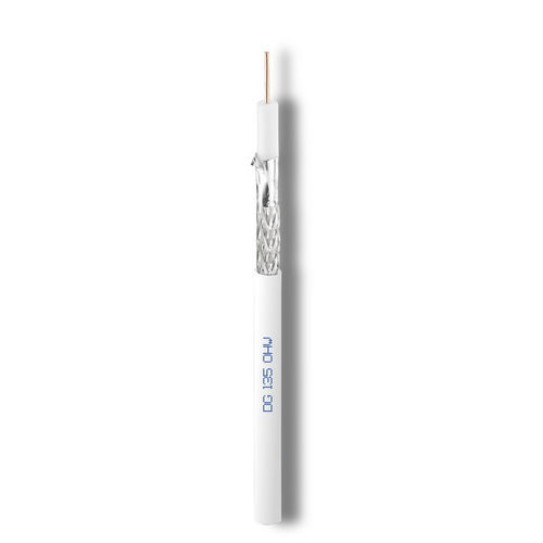 Коаксиальный электрический кабель - DG135OHW - Cavel - для передачи данных / антенна ТВ / изолированный