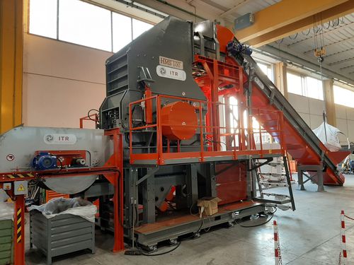 Дробилка для отходов - ITR HMS - ITR Recycling Technologies - для металлов / молотковая / горизонтальная