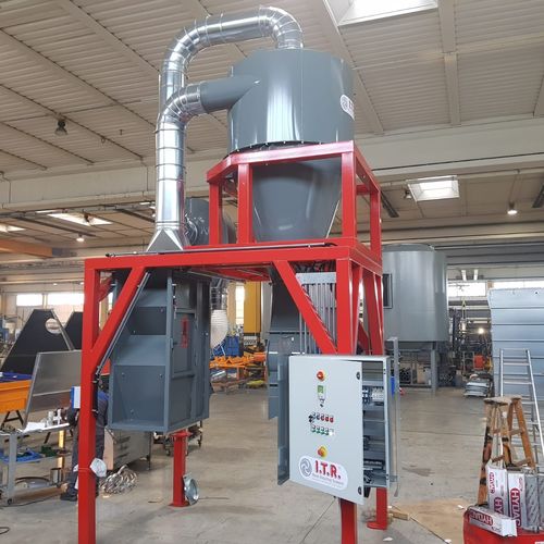 Сепаратор для отходов - SZZ - ITR Recycling Technologies - воздушный / для выборочной сортировки / вертикальный