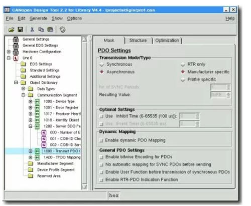 Программное обеспечение для управления - proCANtool - EMS Dr. Thomas Wünsche e.K. - испытательное / конфигурация / для контроля