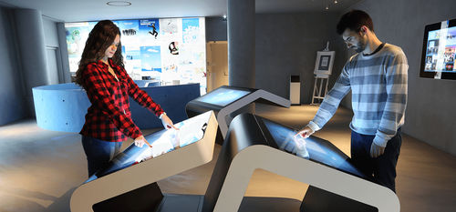 Стол с сенсорным экраном - FIT - Displax SA