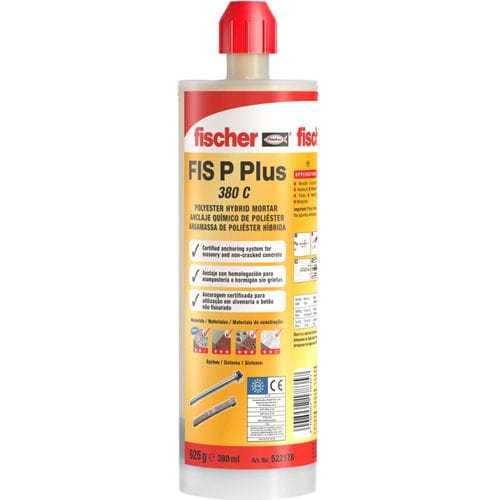Строительный раствор для якоря - FIS P Plus - Artur Fischer - 2-компонентный