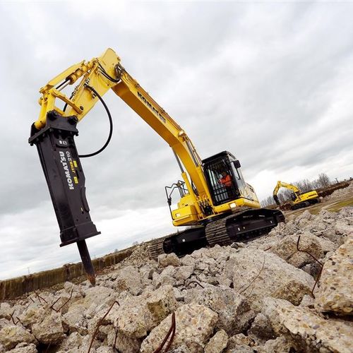 Тяжелый экскаватор - PC series  - Komatsu Europe - гусеничный / дизельный / для демонтажных работ