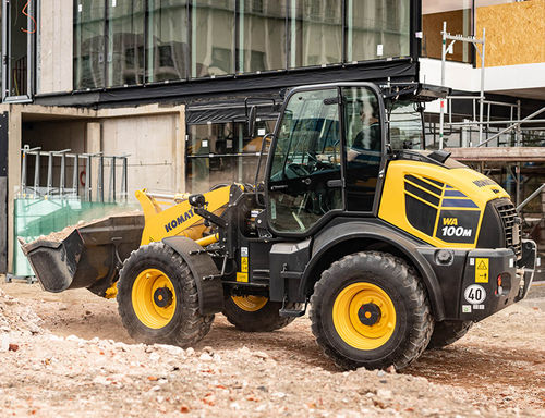 Погрузчик на колесах - WA100M-8 - Komatsu Europe - компактный / для строительства / эргономичный