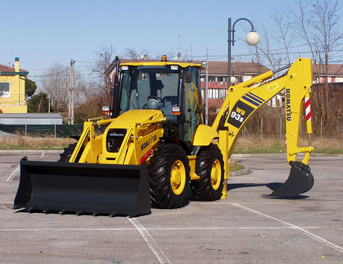 Экскаватор-погрузчик жесткое крепление - WB93S-5 - Komatsu Europe - мини / дизельный