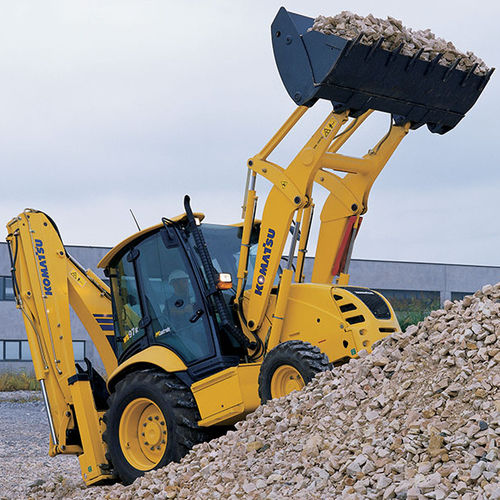 Экскаватор-погрузчик жесткое крепление - WB97R-5 - Komatsu Europe - компактный / дизельный
