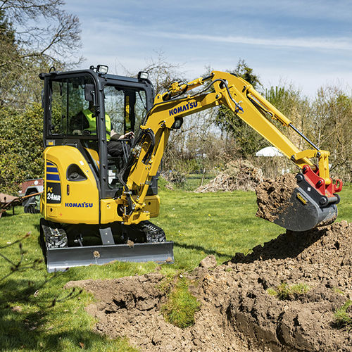Экскаватор мини - PC24MR-5 - Komatsu Europe - гусеничный / дизельный / для строительной площадки