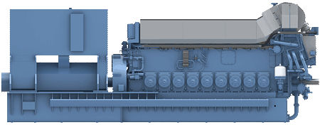 Газовый двигатель - C26:33 - Rolls Royce - 4 цилиндра / турбо / для электрогенераторной установки