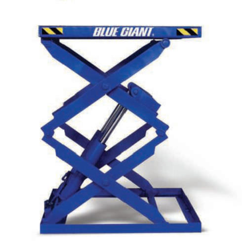 Двойной ножничный подъемный стол - Blue Giant - электрический / стационарный