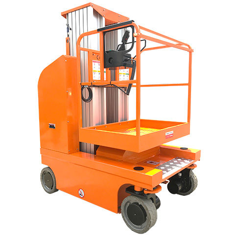Самоходный подъемник с вертикальной мачтой - AWPM series - Boonai (Suzhou) Lift Equipment Company - с питанием от аккумулятора / для супермаркета