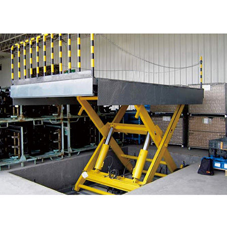 Ножничный подъемный стол - SJG series - Boonai (Suzhou) Lift Equipment Company - с ручным управлением / стационарный / для загрузки