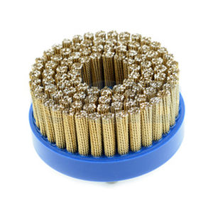 Дисковая щетка - DB100030CS-S10 - Huzhou Golden Industrial Brush Co., Ltd. - для отделки / для галтовки / для покрытия