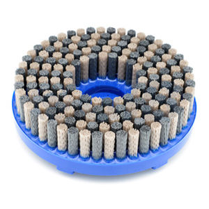 Дисковая щетка - DB160025AO180SC240 - Huzhou Golden Industrial Brush Co., Ltd. - для отделки / для галтовки / абразивная