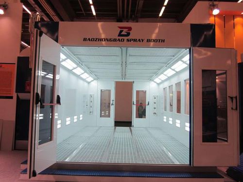 Закрытая окрасочная кабина - Guangdong Jingzhongjing Industrial Painting Equipments Co., Ltd. - для транспортных средств / с фильтром / вентилируемая
