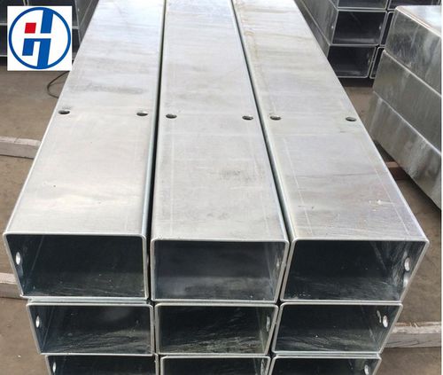 Квадратный жесткий шланг - Qingdao Jiahexin Steel Co., Ltd. - из гальванизированной стали / для строительной площадки / стандартный
