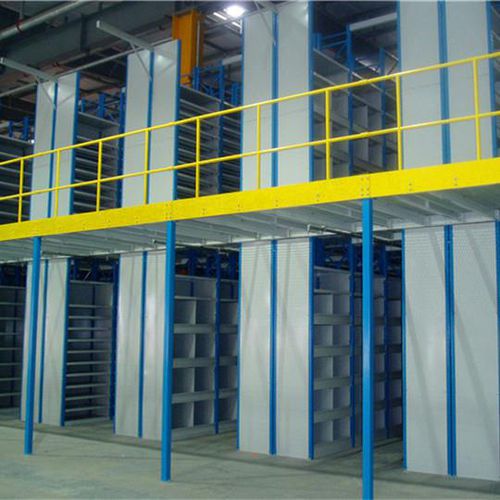 Промышленный этажный стеллаж с системой укладки - MAZ-2 - Shanghai Calin Logistic Equipment Co., Ltd. - многоступенчатый / для складов