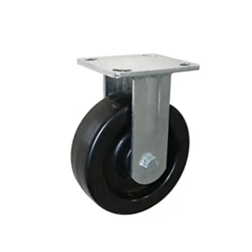 Неподвижный ролик -  600PF-100050R-06 - Taizhou Wanda Casters & Hardware Mfg. Co., Ltd. - с пластиной / двойной / из фенольной резины