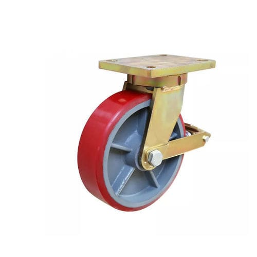 Поворотный ролик - 1T/2T - Taizhou Wanda Casters & Hardware Mfg. Co., Ltd. - с пластиной / с тормозом / по индивидуальному заказу