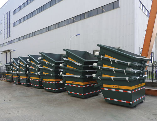 Штабелируемый контейнер для отходов - Hero Equipment (Yangzhou) Co., Ltd. - из стали / для промышленных отходов / открытый