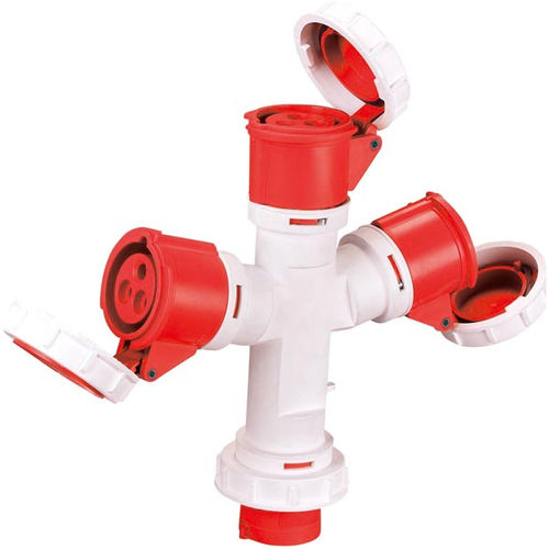 Розетка и разъем IP67 - QX-10137-4 - Taizhou Baoluda Electrical Technology Co. Ltd. - 4 полюса / IEC