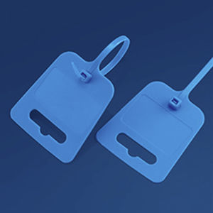 Нейлоновый кабельная стяжка - HT-165MT - Hont Electrical Co., Ltd. - с держателем этикетки
