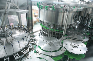 Автоматическая наполнительная машина - Jiangsu Zhongyin Machinery Co., Ltd. - для стеклянных бутылок / для бутылок из ПЭТФ / шпуля